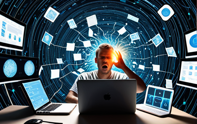 **Prompt for Image 1 (Problem of Digital Distraction):**
    "A person, visibly overwhelmed, sits at a desk. Their face shows signs of cognitive fatigue and stress. Surrounding them are chaotic, glowing digital elements: notifications constantly popping from a smartphone, tablet, and laptop screens. Swirling, fragmented data streams and multiple open browser tabs visually represent a chaotic mind and the illusion of multitasking, pulling their attention in countless directions. The atmosphere is visually busy, reflecting mental clutter and a relentless barrage of digital information. High contrast, digital art style, conveying a sense of being drained and pulled apart by technology."